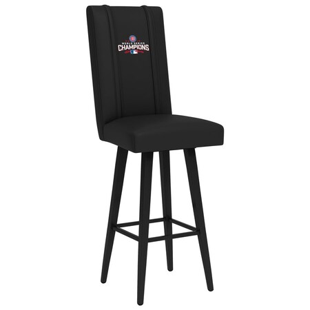 Dreamseat Swivel Bar Stool 2000 with 2016 Chicago Cubs World Series Logo XZ2000BSSBLK-PSMLB20042